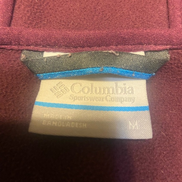 Columbia Womens Belted Trench Coat/Rain Coat Purple Medium - Picture 2 of 6